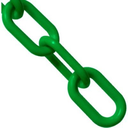 GEC Mr. Chain Plastic Chain, 1in Link, 25'L, HDPE, Green 10004-25